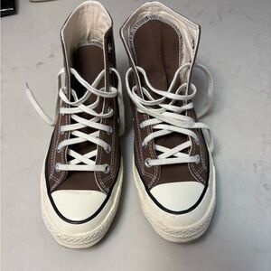 Converse Chuck Brown High-Tops with White Accents